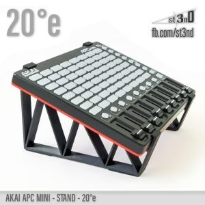 st3nD 3D printed stand for AKAI APC Mini (Mk1), 20 degree, elevated (controller)