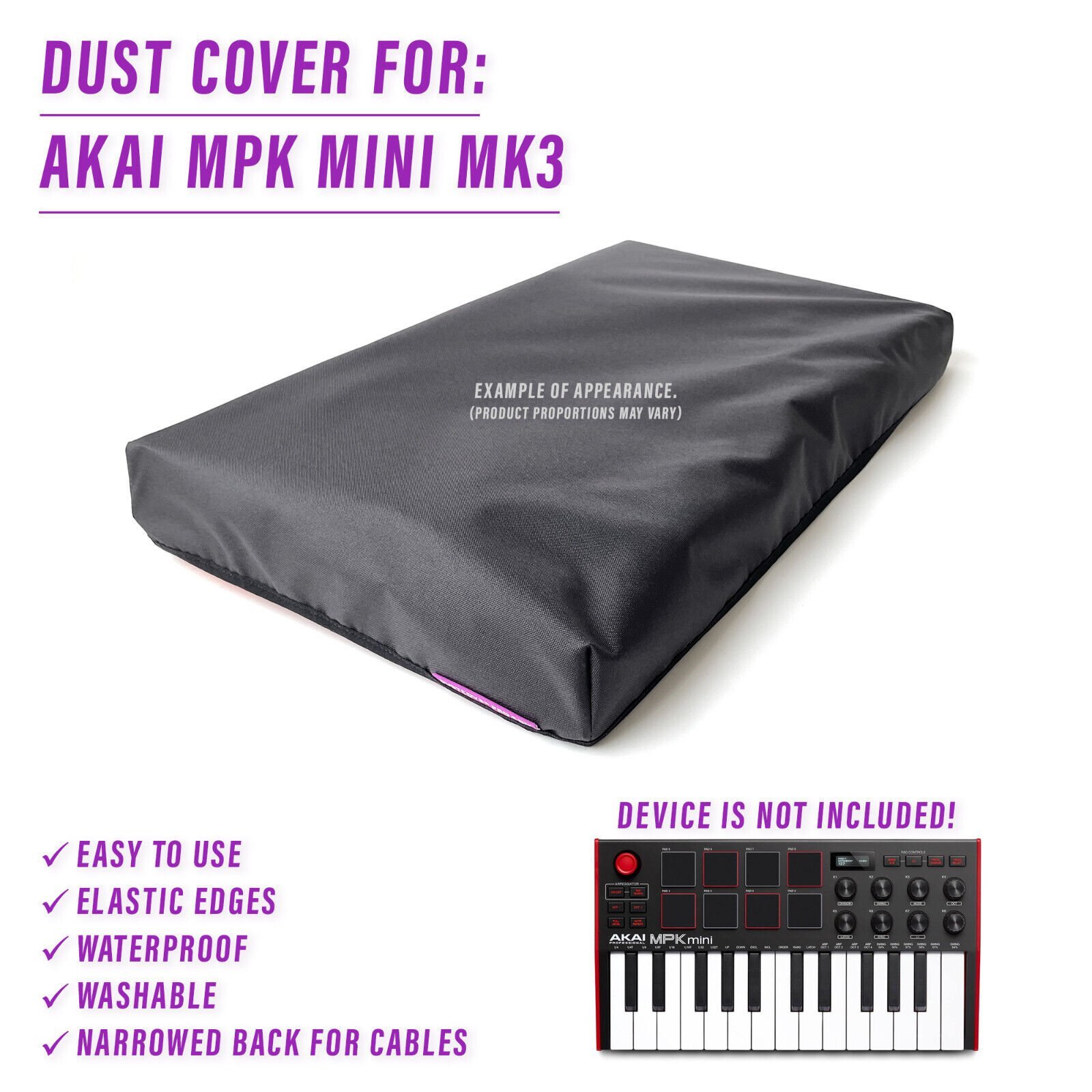 DUST COVER for Akai MPK Mini Mk3