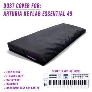 st3nD dust cover for Arturia KeyLab Essential 49 Mk1, alternate product photo (synth)