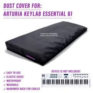 st3nD dust cover for Arturia KeyLab Essential 61 Mk1, alternate product photo (synth)