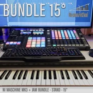 st3nD 3D printed stand Bundle for Native Instruments Maschine JAM and Maschine MK3, 15 degree (groovebox)