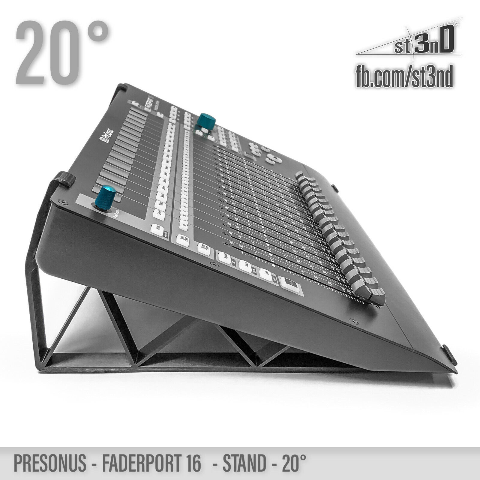 STAND + DUST COVER for PRESONUS FADERPORT 16 - 20° | BUNDLE OFFER