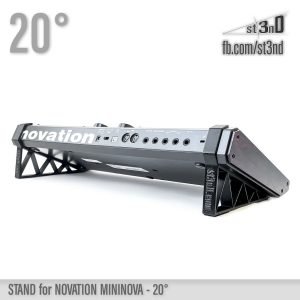 st3nD 3D printed stand for Novation Mininova, 20 degree, alternate product photo (keyboard)
