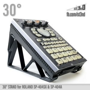 st3nD 3D printed stand for Roland SP-404SX / SP-404A, 30 degree (sampler)