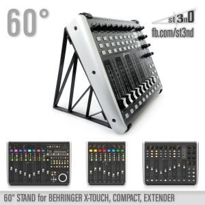 st3nD 3D printed stand for Behringer X-Touch / Compact / Extender, 60 degree (studio synth)
