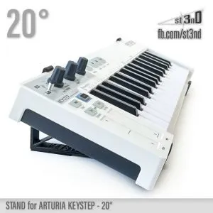 st3nD 3D printed stand for Arturia Keystep, 20 degree (sequencer)