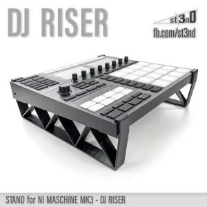 st3nD dj riser 3D printed stand for Native Instruments Maschine Mk3 (synth)