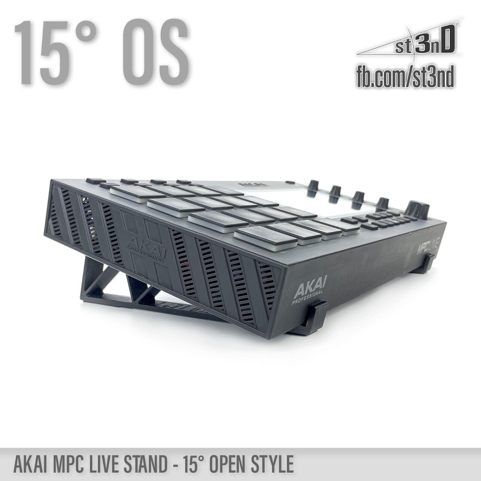 STAND for AKAI MPC LIVE - 15° - Open Style