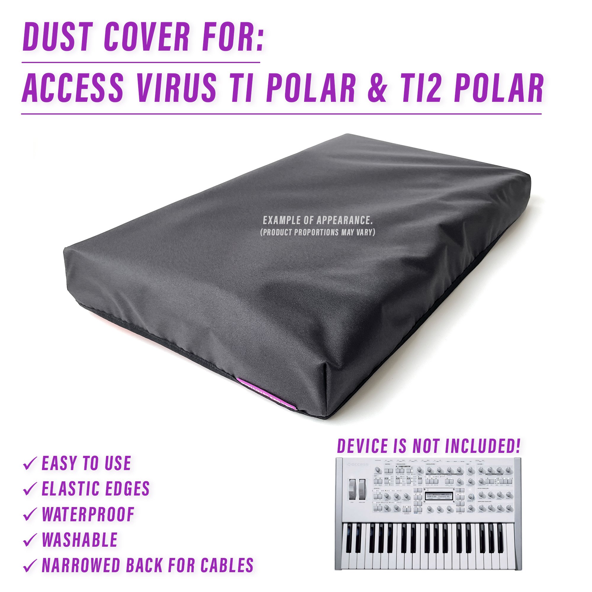 access, virus ti, access virus ti polar, virus ti polar, virus ti 2 polar, virus ti2, dust cover, dcp, dustcoverpro