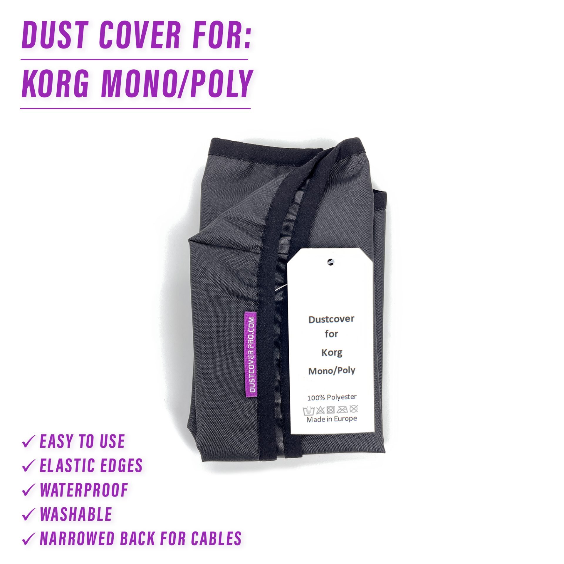 dust cover dustcover dustcoverpro elastic korg KORG Mono Poly KORG MonoPoly Mono Poly synth synth protection water resistant waterproof