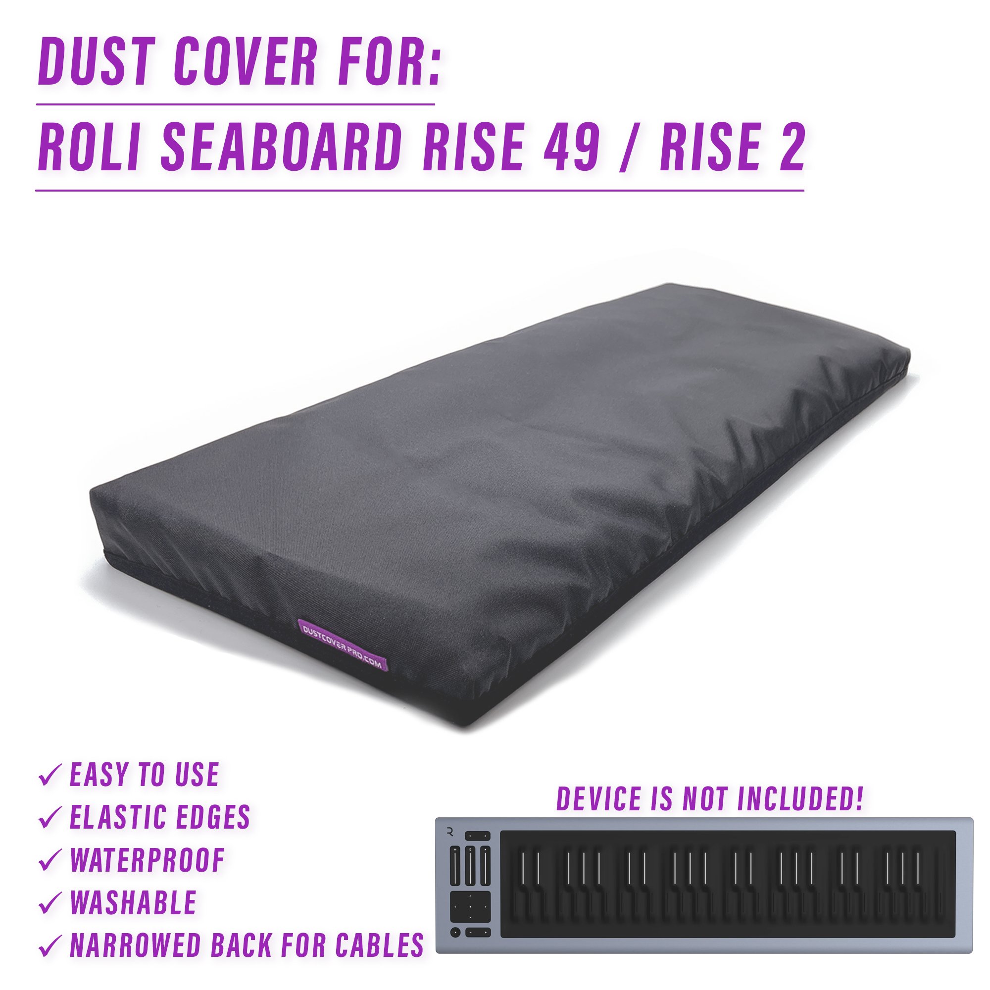 dust cover dustcover dustcoverpro elastic ROLI ROLI Seaboard Rise 2 Seaboard Rise 2 synth synth protection water resistant waterproof roli seaboard rise 49 v2