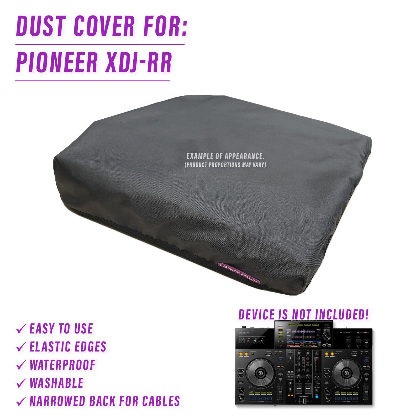 DUST COVER for Pioneer XDJ-RR