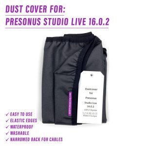 st3nD dust cover for PreSonus Studio Live 16.0.2 and USB, alternate product photo (synth)