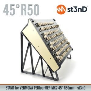 st3nD 3D printed stand for Vermona PERfourMER MkII, 45 degree, raised by 50 mm (studio_equipment)