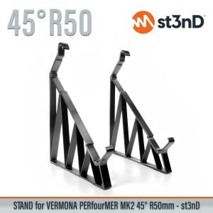 st3nD 3D printed stand for Vermona PERfourMER MkII, 45 degree, raised by 50 mm, alternate product photo