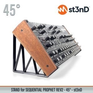 st3nD 3D printed stand for Sequential Prophet REV2 Desktop, 45 degree (synth)