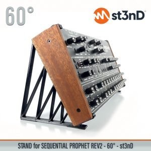 st3nD 3D printed stand for Sequential Prophet REV2 Desktop, 60 degree (desktop synth)