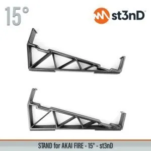 st3nD 3D printed stand for AKAI Fire, 15 degree, alternate product photo (Mpc Live)