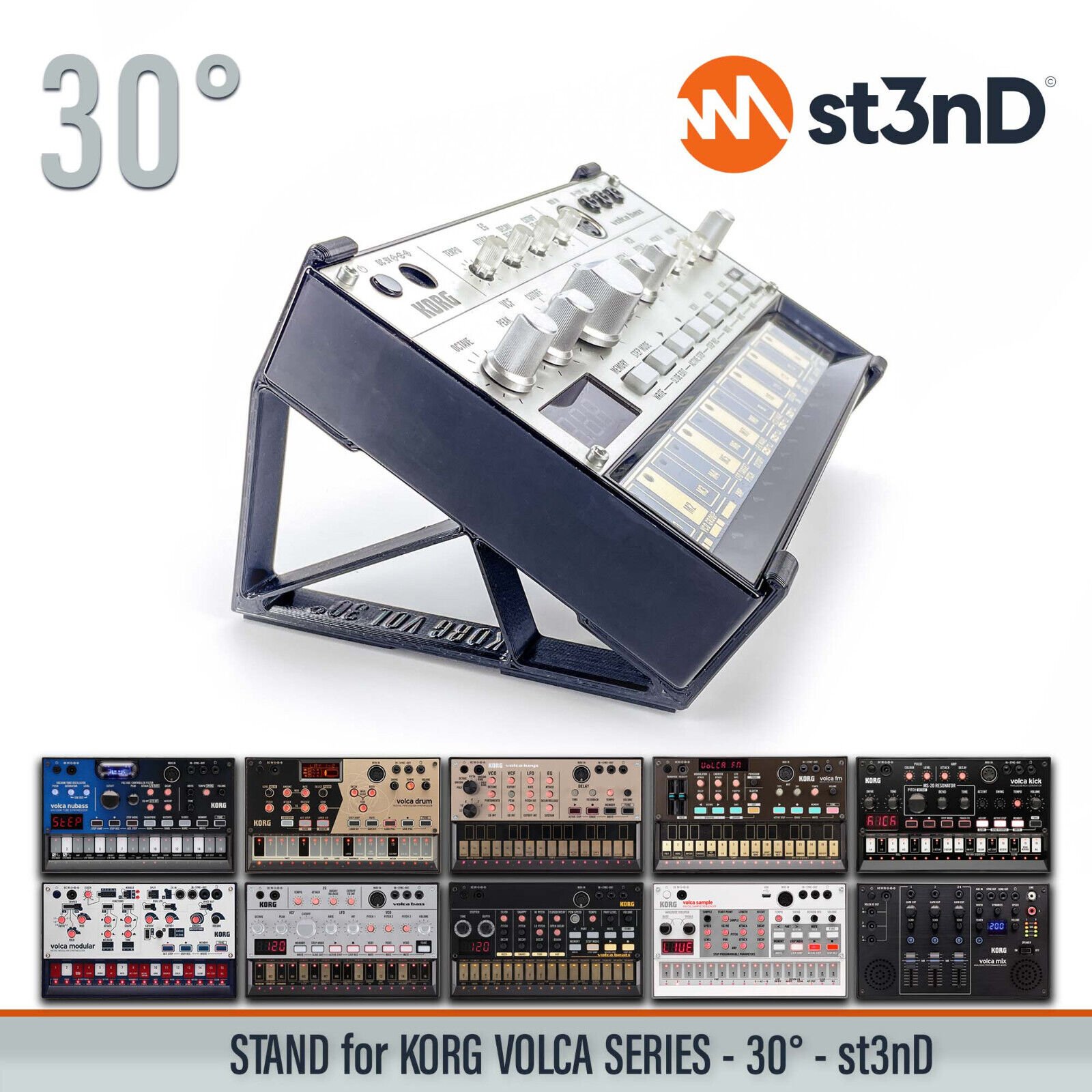 STAND for KORG VOLCA SERIES - 30°