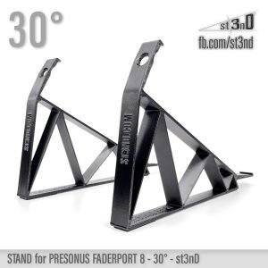 st3nD 3D printed stand + Dust Cover for Presonus Faderport 8, 30 degree, alternate product photo (studio)