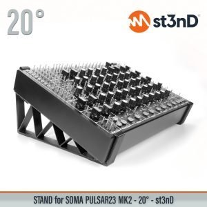 st3nD 3D printed stand for Soma PULSAR-23, 20 degree (SOMA Synths)