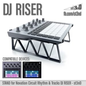 st3nD dj riser 3D printed stand for Novation Circuit Rhythm & Tracks (controller)