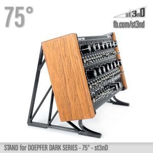 st3nD 3D printed stand for Doepfer Dark Energy / Dark Time, 75 degree (eurorack)