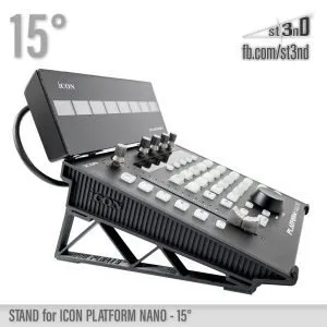 st3nD 3D printed stand for iCON Platform Nano, 15 degree (midi device)