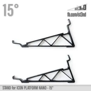 st3nD 3D printed stand for iCON Platform Nano, 15 degree, alternate product photo (midi device)