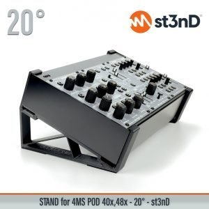st3nD 3D printed stand for 4MS POD 40X / 48x, 20 degree (modular)