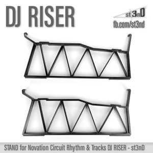 st3nD dj riser 3D printed stand for Novation Circuit Rhythm & Tracks, alternate product photo (controller)