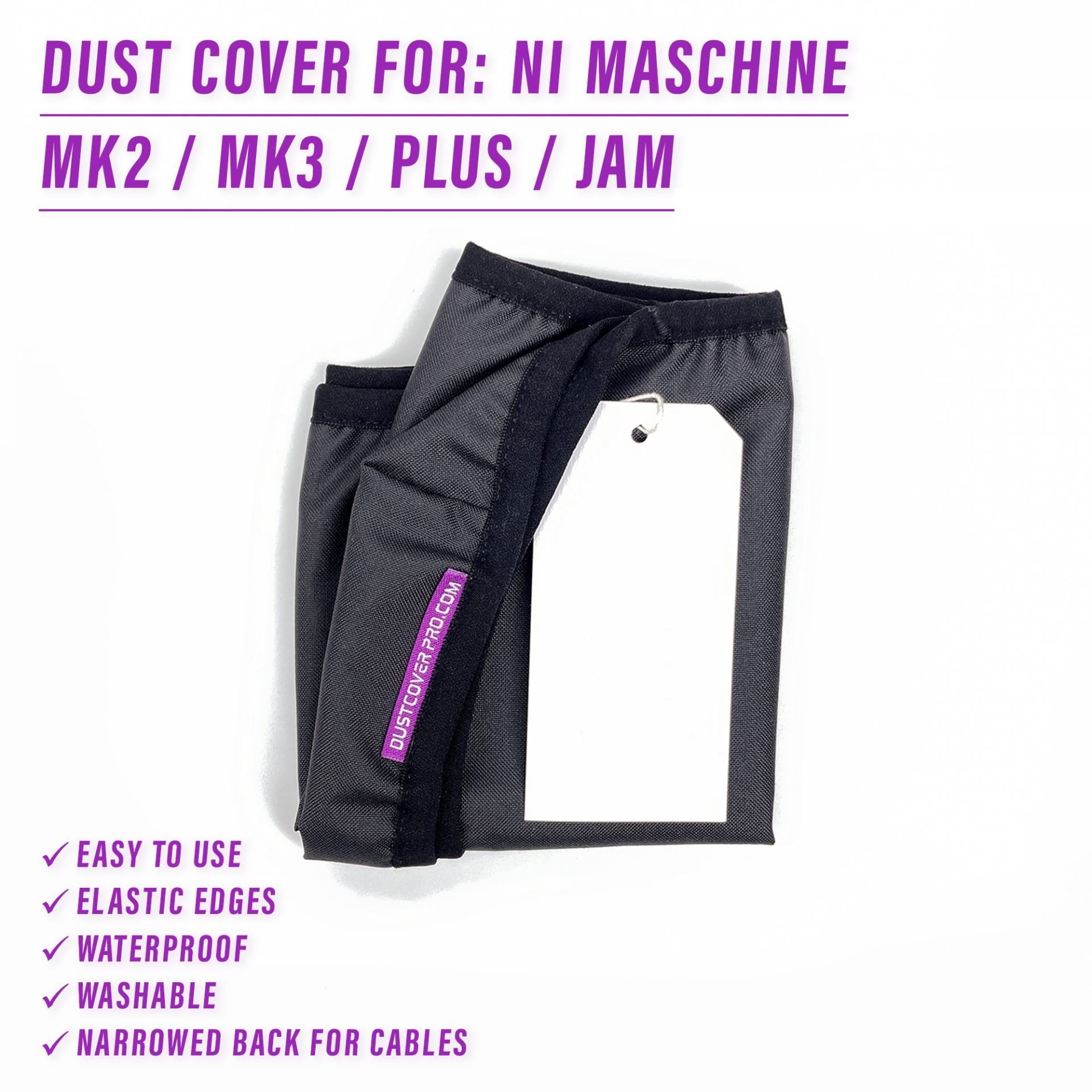 dust cover dustcover dustcoverpro elastic maschine jam Maschine Mk2 Mk3 native instruments NI Maschine Plus synth synth protection water resistant waterproof