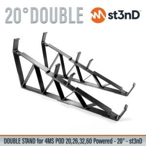 st3nD double 3D printed stand for 4MS POD 20 / 26 / 32 / 60, 20 degree, alternate product photo
