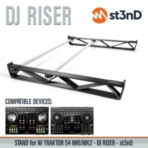 st3nD dj riser 3D printed stand for NI Traktor Kontrol S4 MK1 / MK2, open style (dj controller)