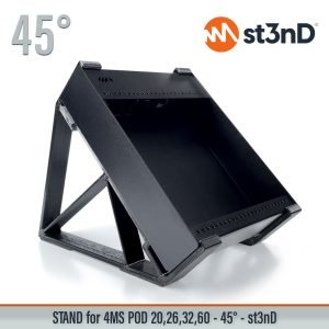 st3nD 3D printed stand for 4MS POD 20 / 26 / 32 / 60, 45 degree (modular eurorack patch cable)