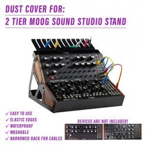 st3nD dust cover for 2 Tier Moog Sound Studio Stand, alternate product photo (synth)