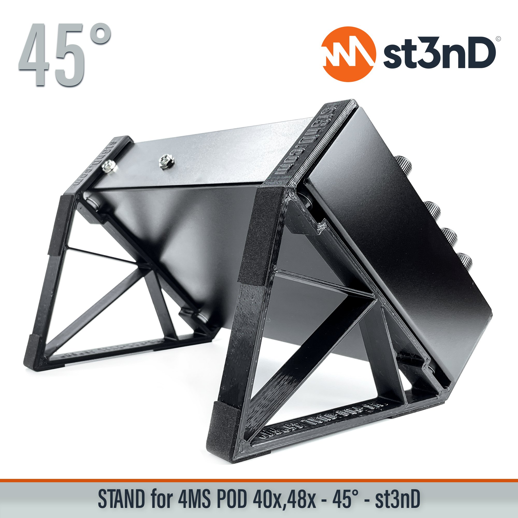 4ms 4ms pod desktop synth pod 40x pod 48x portable st3nD stable stand strong studio equipment sturdy tilted
