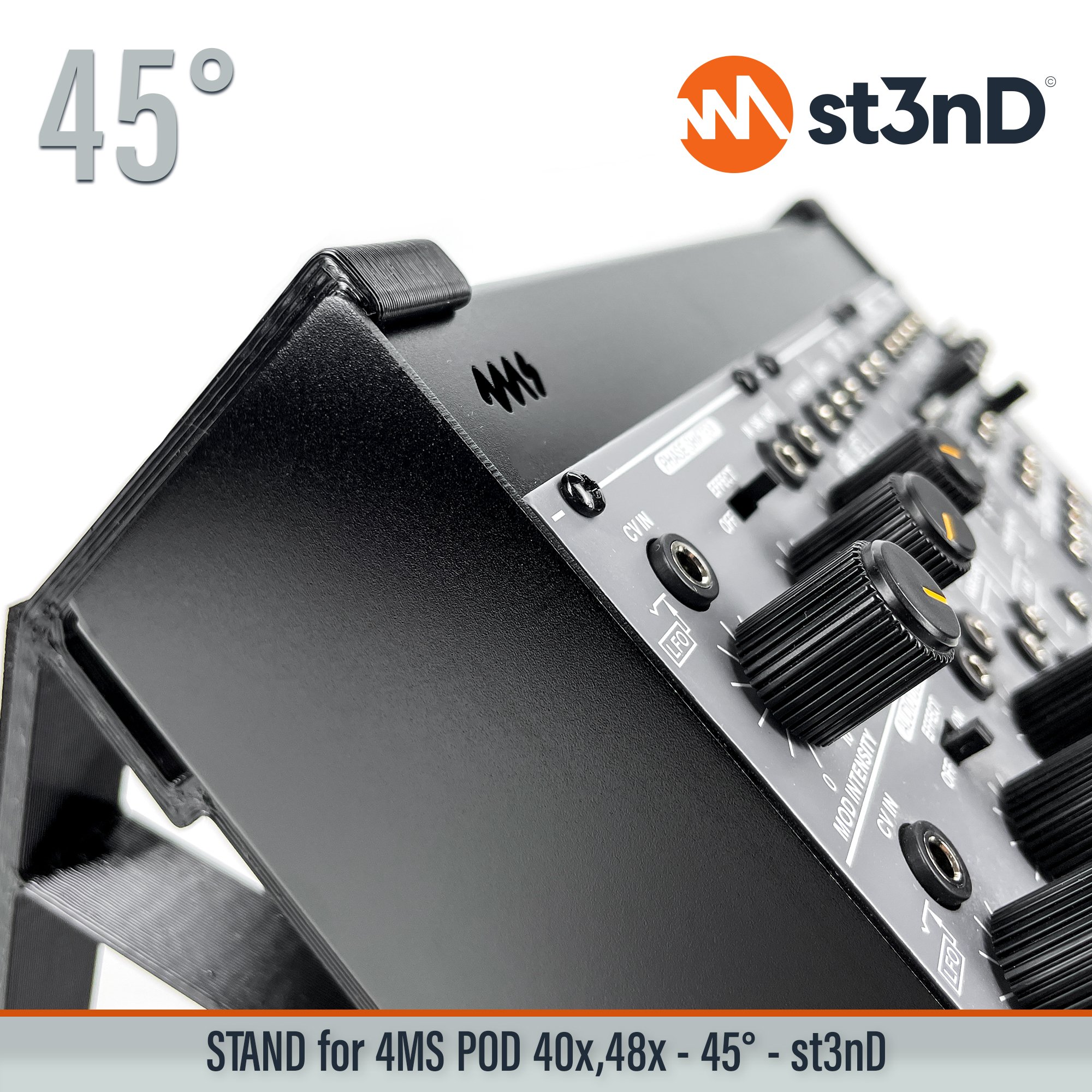 4ms 4ms pod desktop synth pod 40x pod 48x portable st3nD stable stand strong studio equipment sturdy tilted