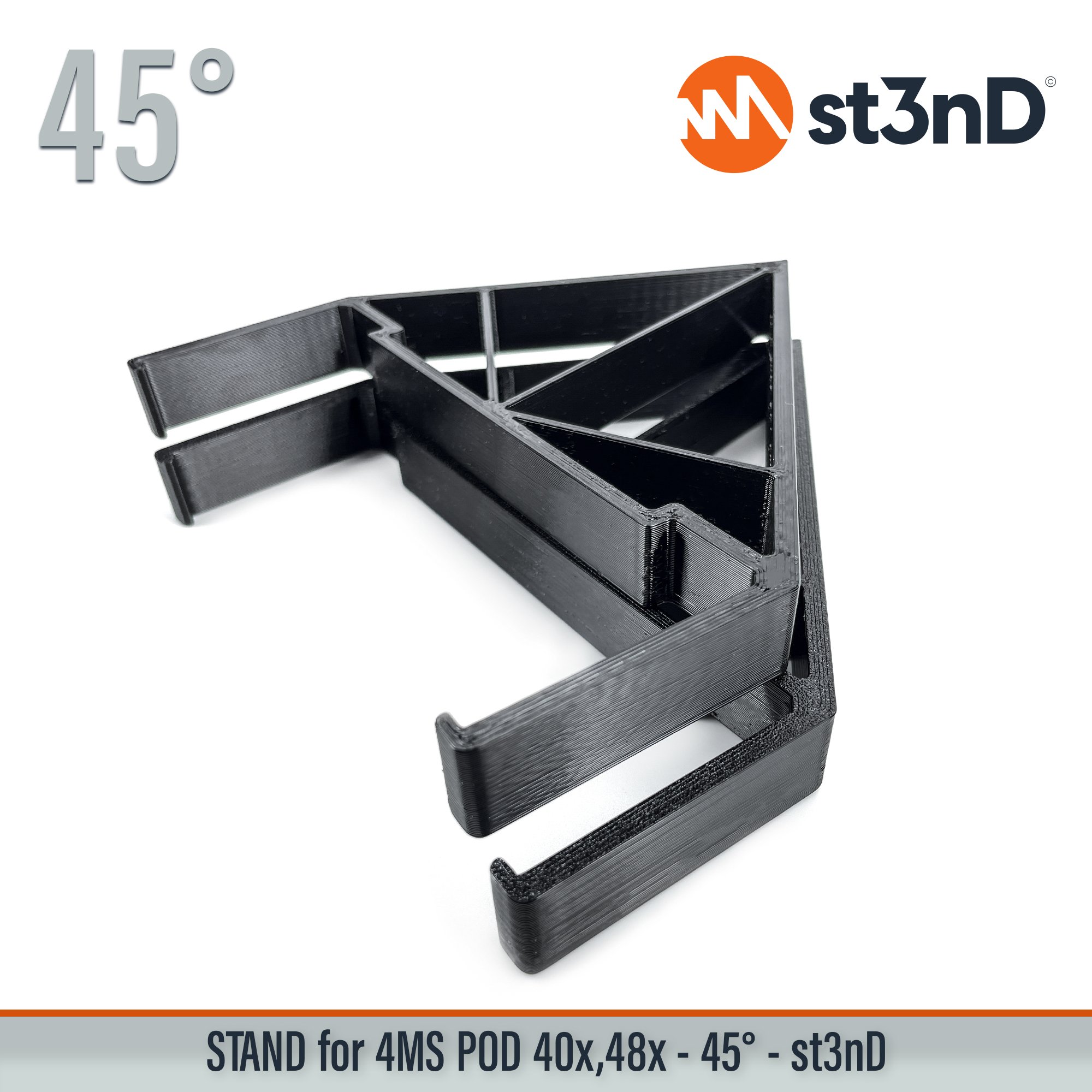 4ms 4ms pod desktop synth pod 40x pod 48x portable st3nD stable stand strong studio equipment sturdy tilted