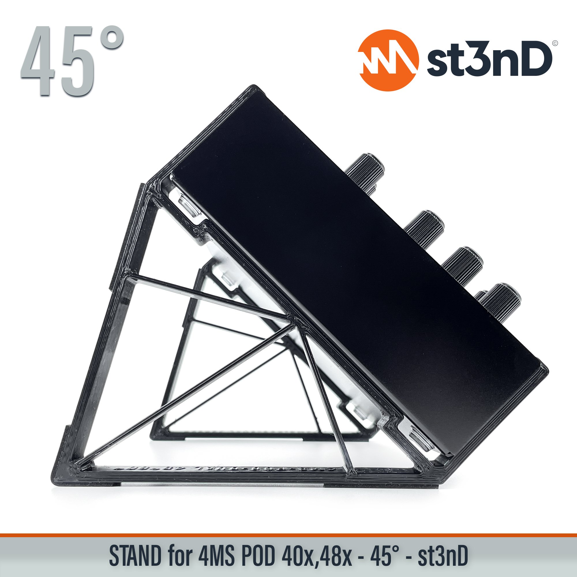 4ms 4ms pod desktop synth pod 40x pod 48x portable st3nD stable stand strong studio equipment sturdy tilted