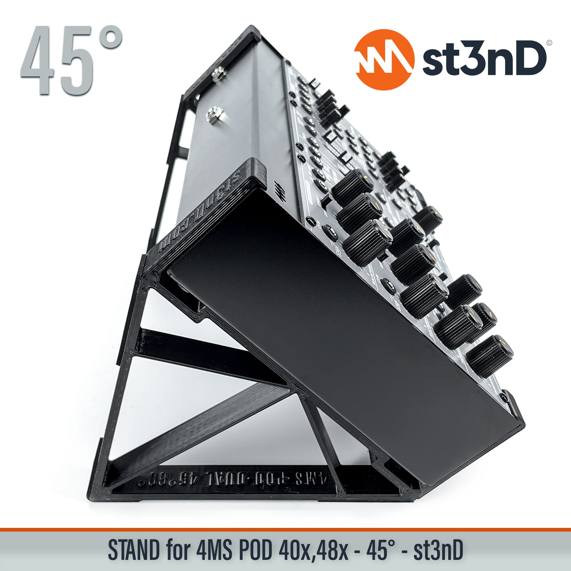 4ms 4ms pod desktop synth pod 40x pod 48x portable st3nD stable stand strong studio equipment sturdy tilted