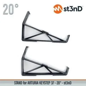 st3nD 3D printed stand for Arturia Keystep 37, 20 degree, alternate product photo (sequencer)