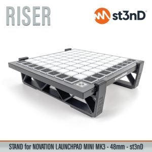 st3nD Riser Stand for Novation Launchpad Mini MK3, raised by 48 mm (controller)