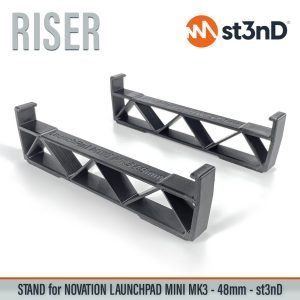 st3nD Riser Stand for Novation Launchpad Mini MK3, raised by 48 mm, alternate product photo (controller)