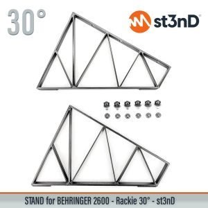 st3nD 3D printed stand for Behringer 2600, Rackie, 30 degree, alternate product photo (desktop synth)