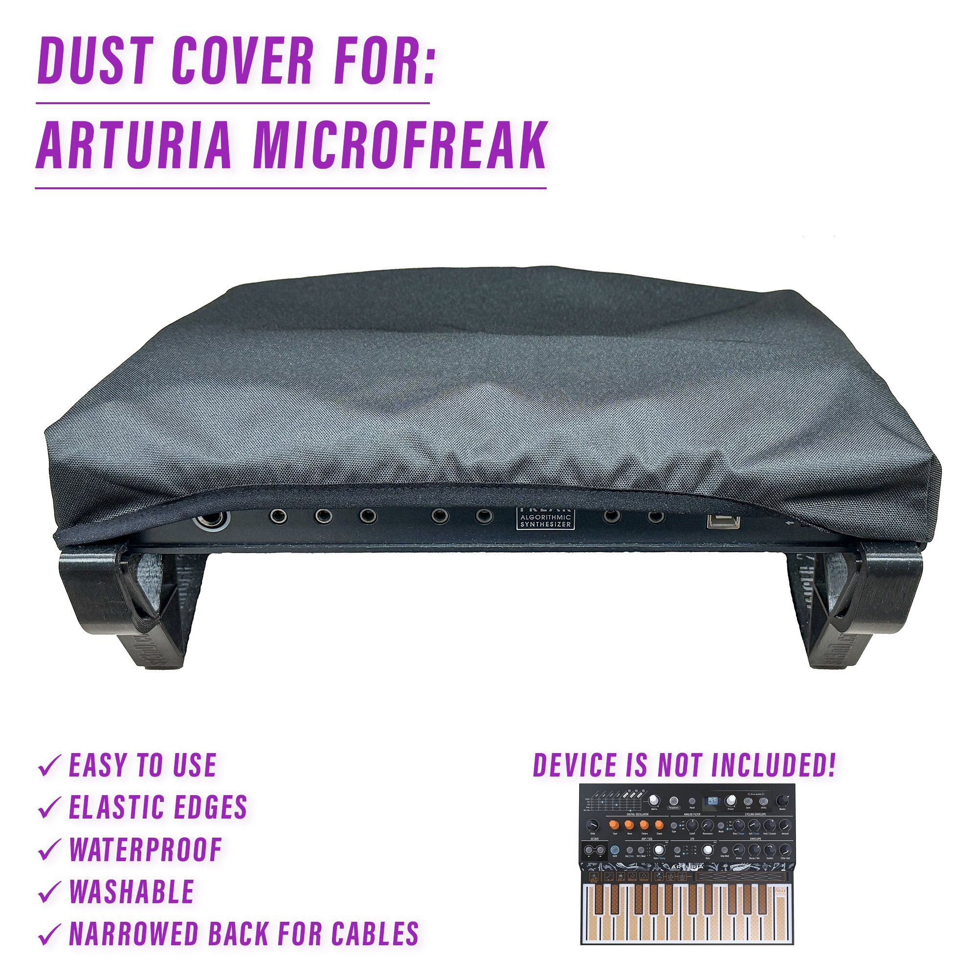 arturia ARTURIA Microfreak dust cover dustcover dustcoverpro elastic Microfreak synth synth protection water resistant waterproof
