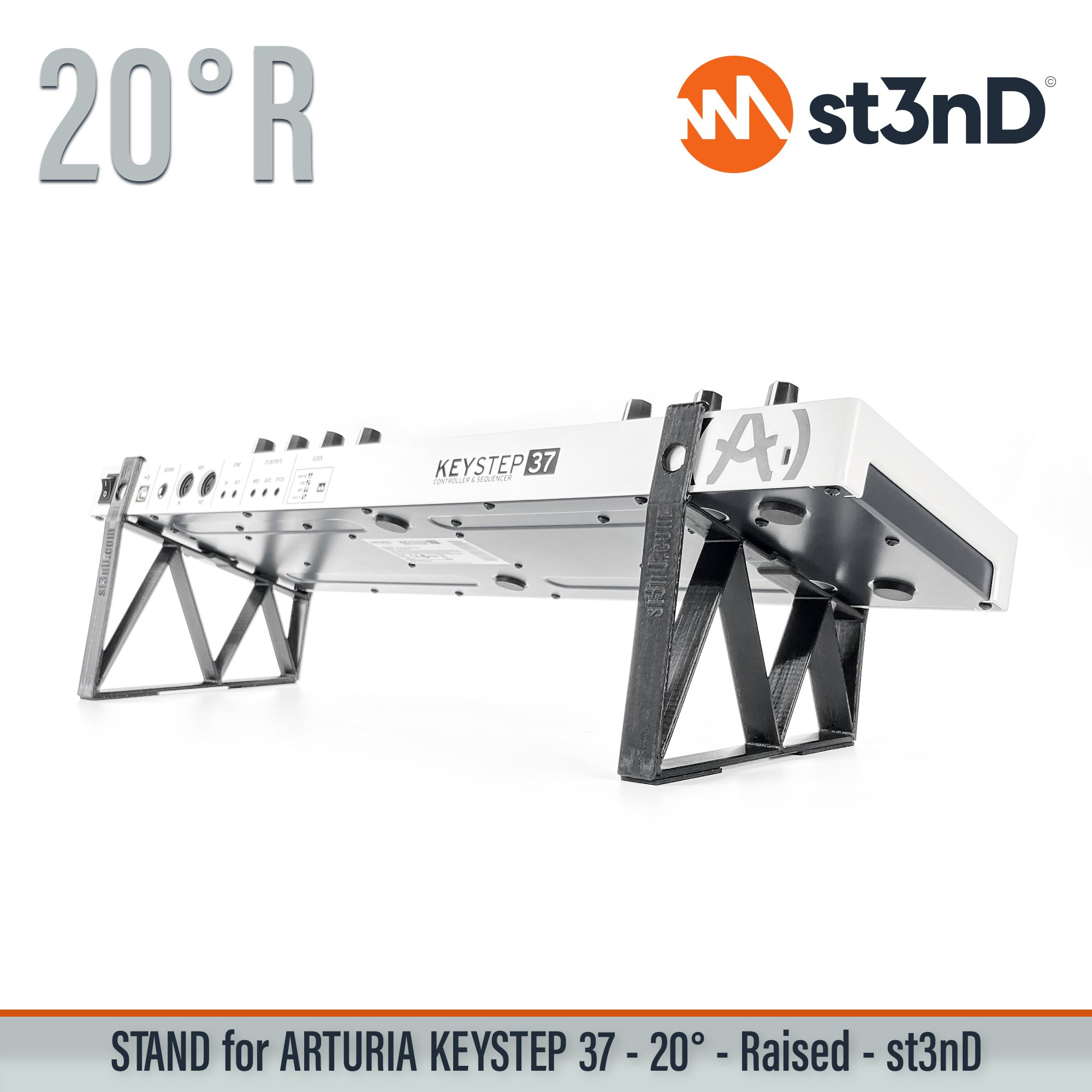 arturia arturia keystep 37 controller daw keystep 37 portable sequencer st3nD stable stand strong sturdy tilted