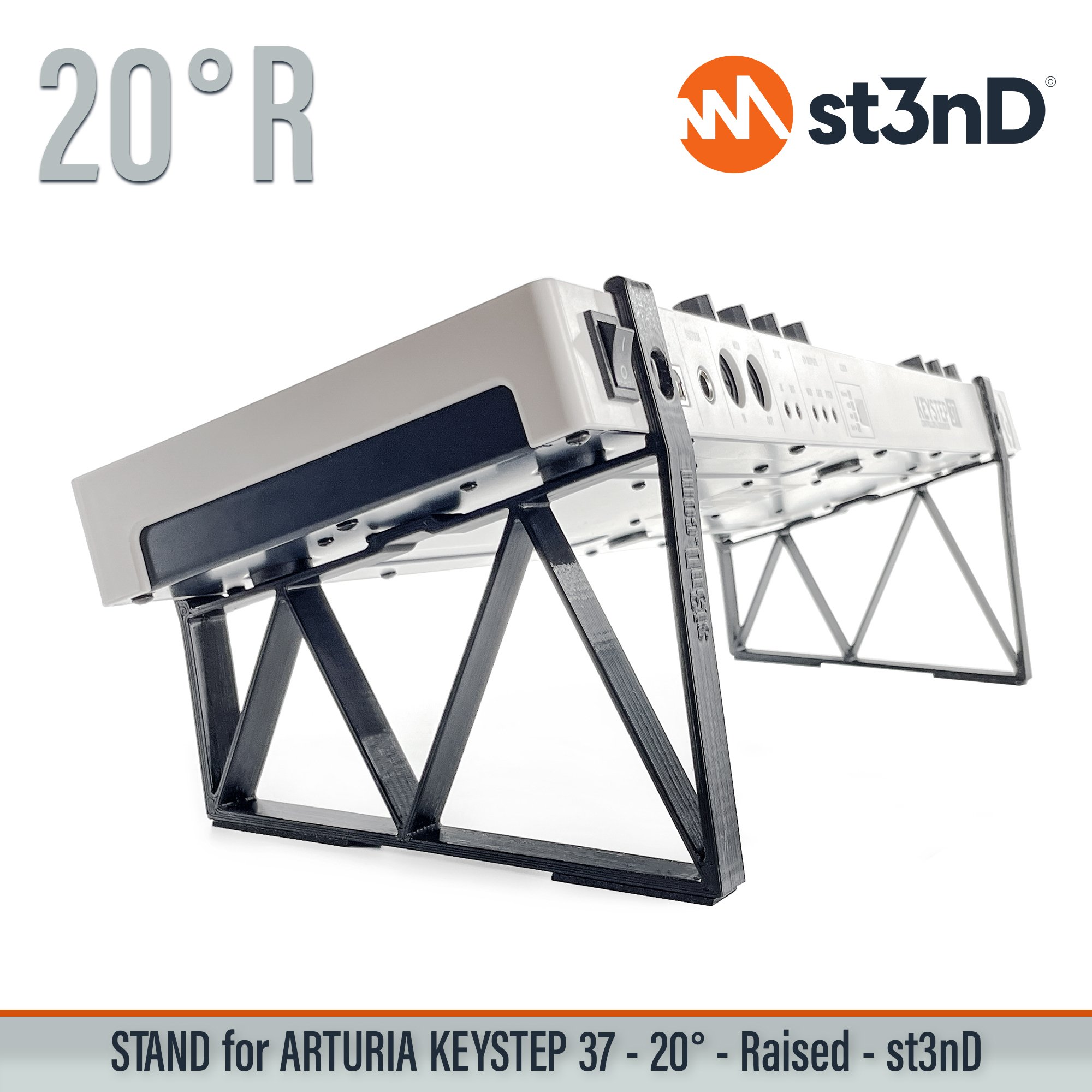 arturia arturia keystep 37 controller daw keystep 37 portable sequencer st3nD stable stand strong sturdy tilted