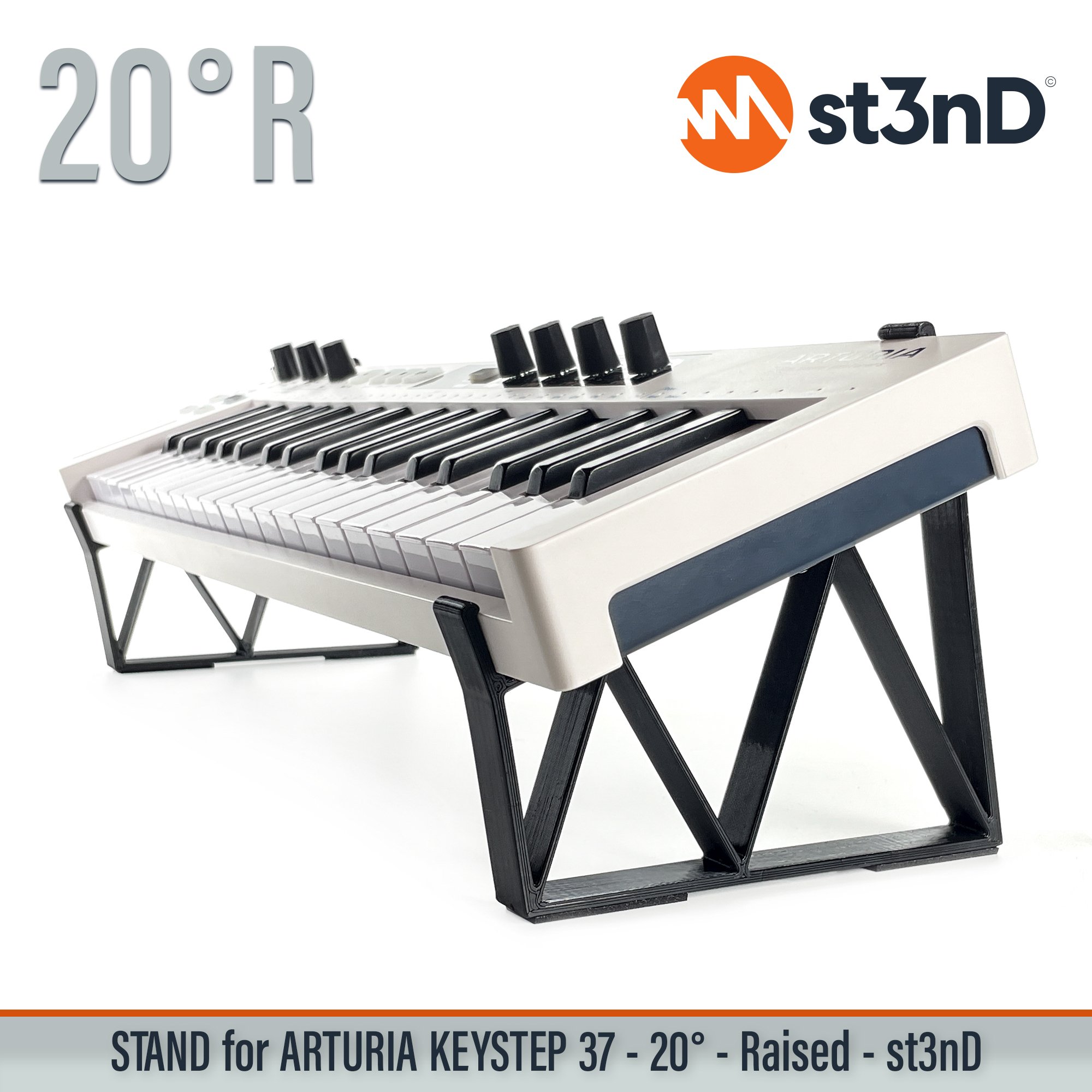 arturia arturia keystep 37 controller daw keystep 37 portable sequencer st3nD stable stand strong sturdy tilted