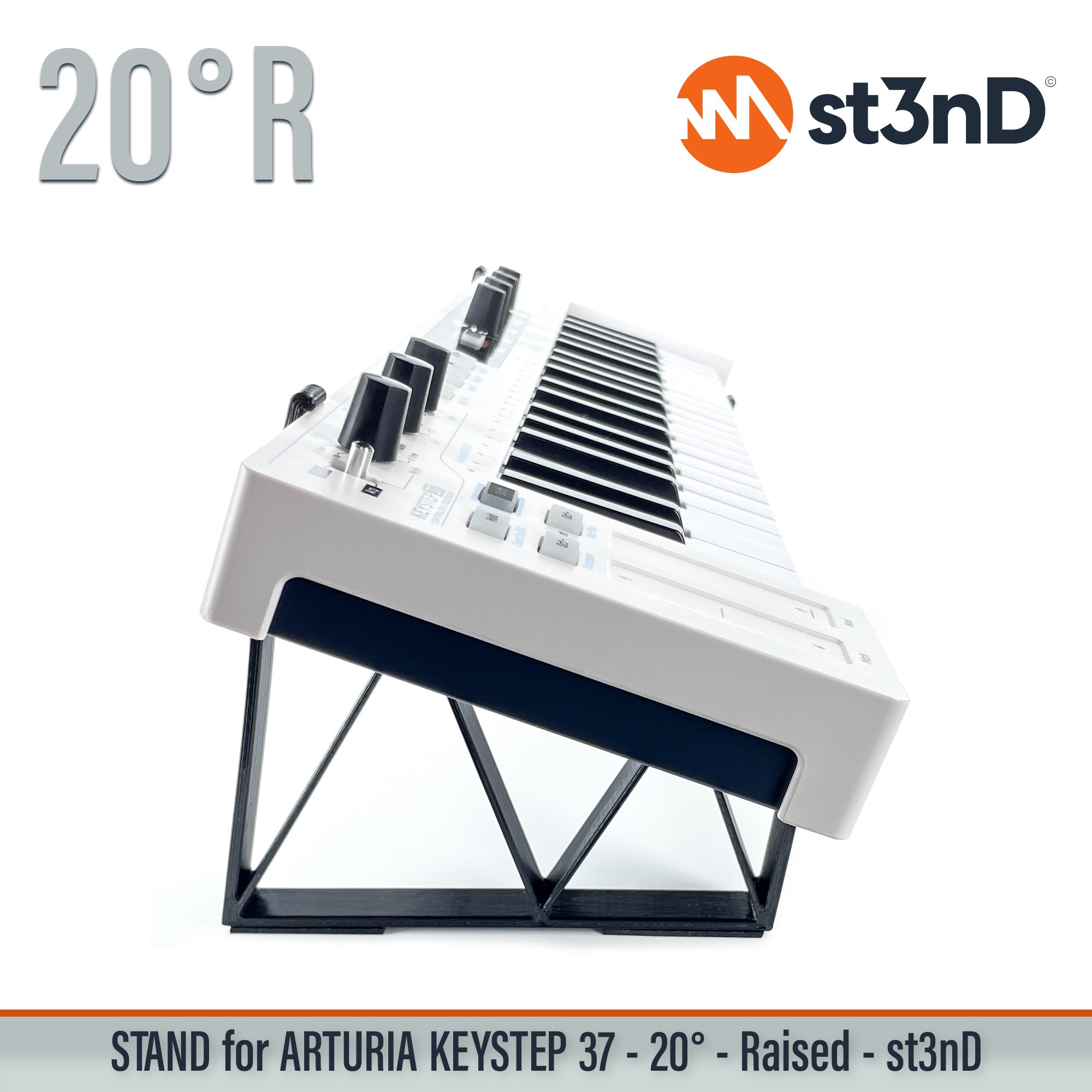arturia arturia keystep 37 controller daw keystep 37 portable sequencer st3nD stable stand strong sturdy tilted
